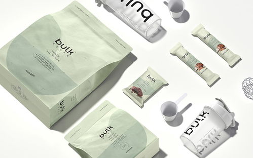 平面與工業(yè)設(shè)計的融合 構(gòu)建Bulk健身食品品牌形象